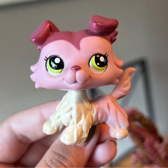 Littlest Pet Shop Other - ♡ LPS pink collie 1723